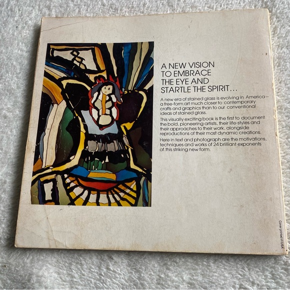 New Glass by Otto B. Rigan Stained Glass art book 1976 trade paperback - Picture 6 of 6
